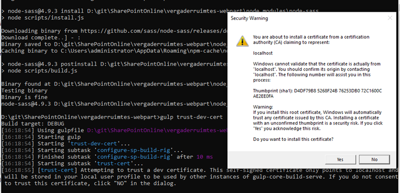 Getting started with Sharepoint framework
