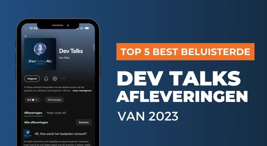 Best beluisterde Dev Talks afleveringen